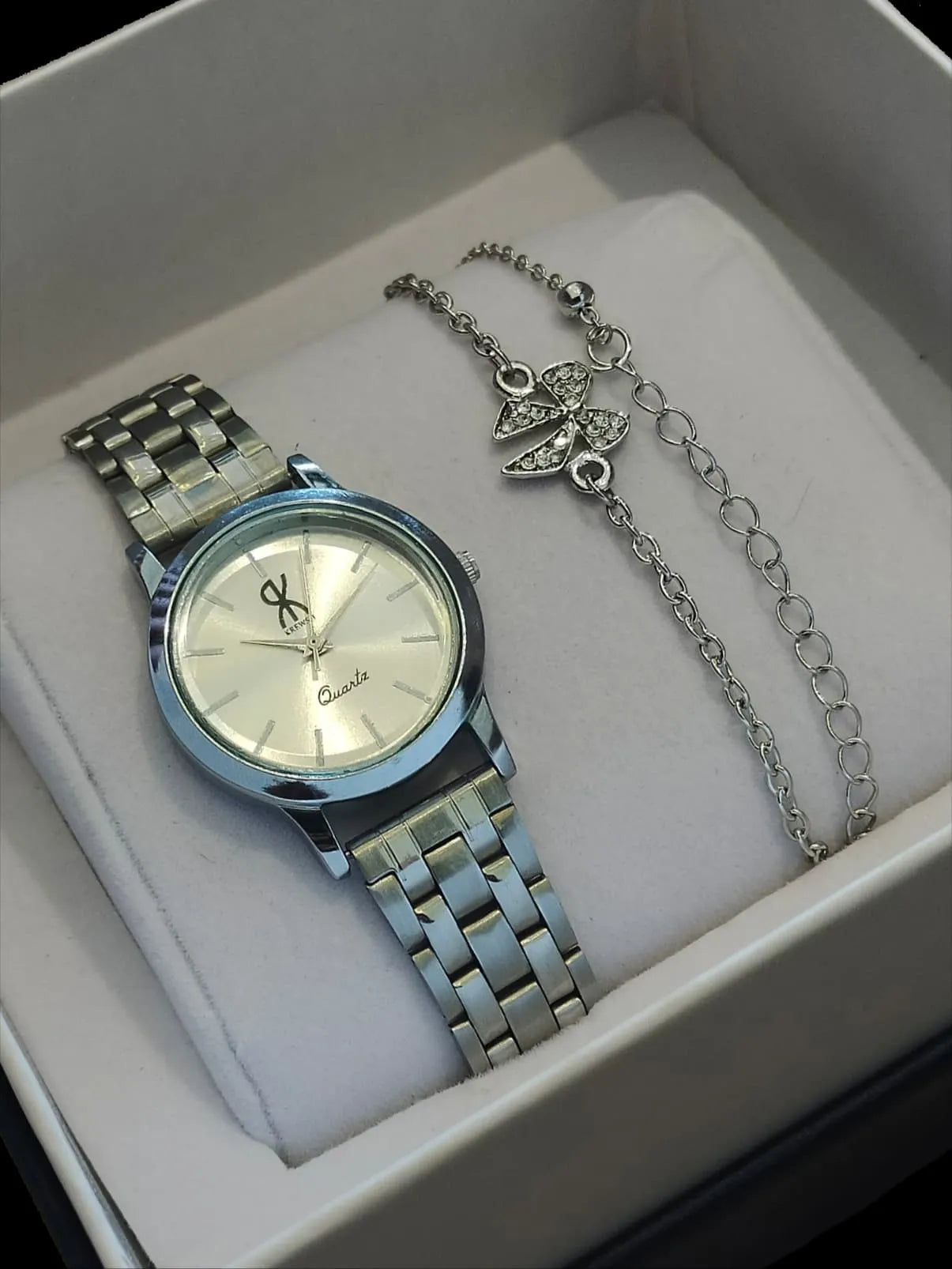"Silver Touch" Watch with Bracelet